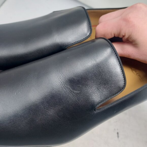 Christian Louboutin MENS Dandelion Black Smooth Leather Loafer Shoe main image 12